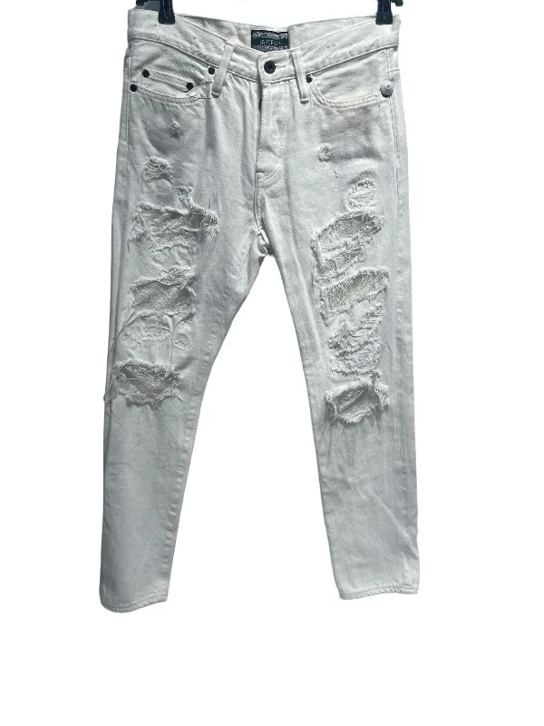 HYSTERIC GLAMOUR///Skinny Pants/XXS/Cotton/WHT//Plain/M [Designers] Essentials/