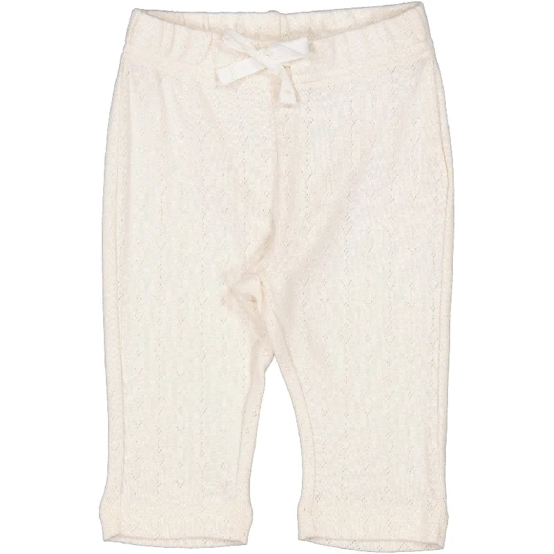 MarMar Modal Pointelle Flour White Pitti Pants