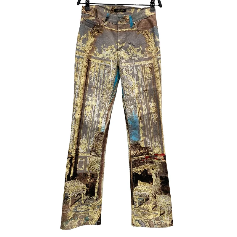 roberto cavalli - bottoms/xs/all over print/Denim/MLT///