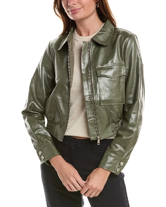 Gracia Coated Twill Jacket