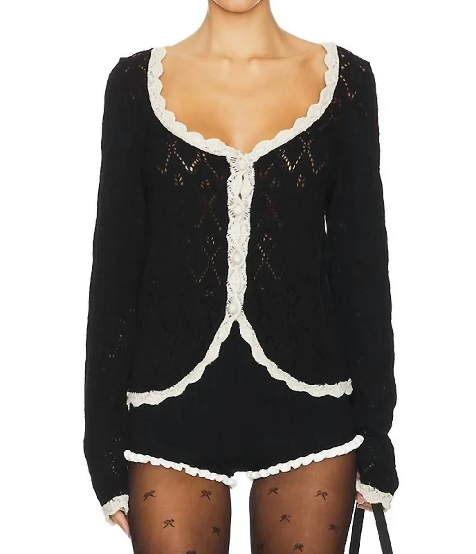 Adelene Cardigan In Black