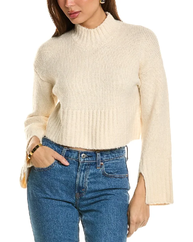 CELESTINE SEI Turtleneck Wool-Blend Pullover