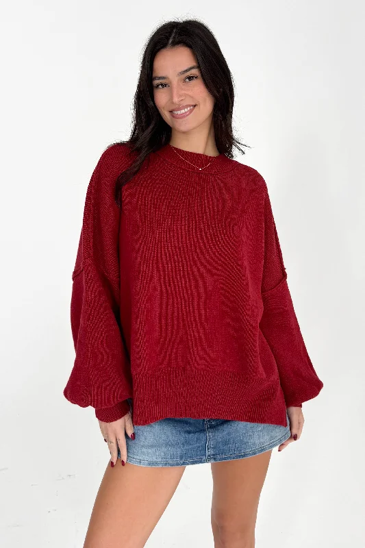 Martha Sweater in Red