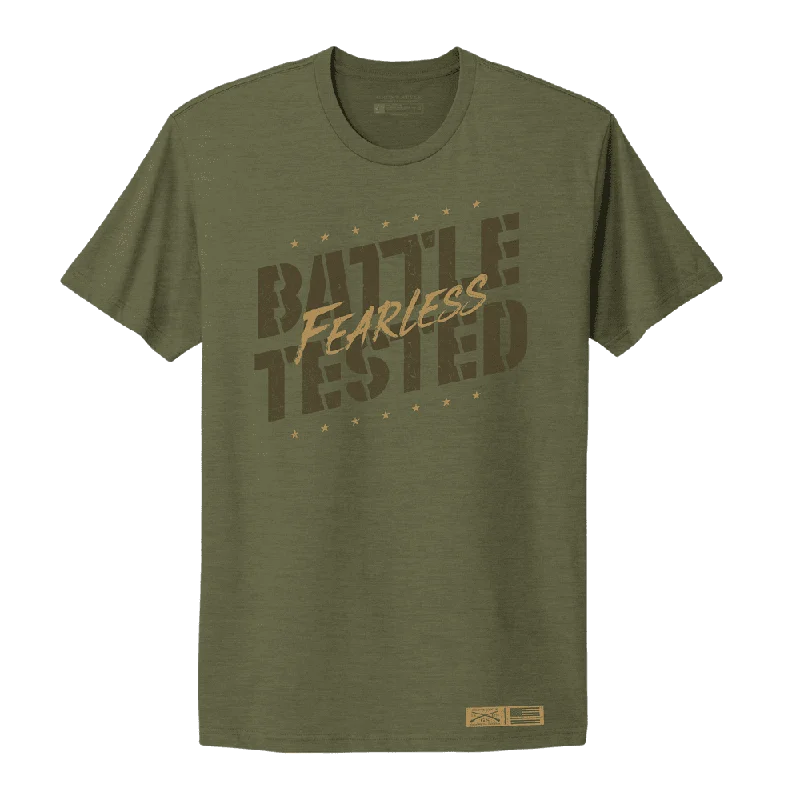 Women's Fearless Boyfriend Fit T-Shirt - Military Green