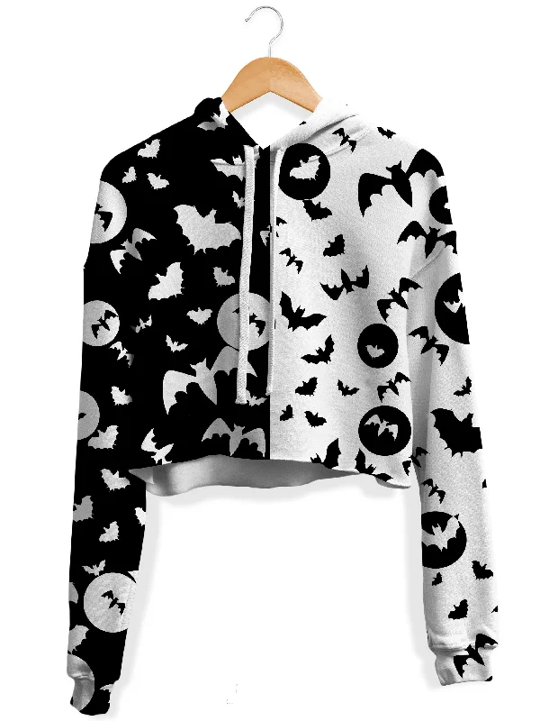 Full Moon Fleece Crop Hoodie