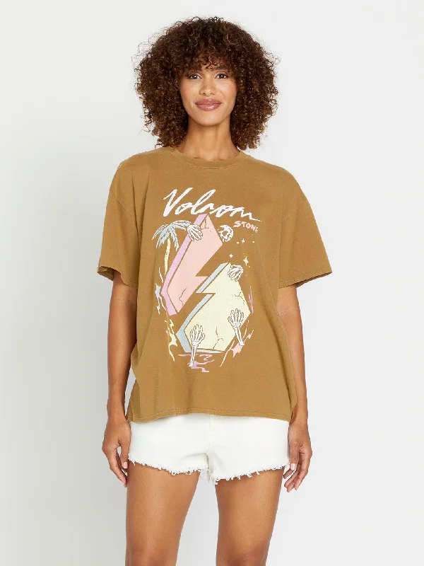 Stones Throw Tee - Rustic Brown