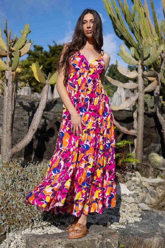 Bessie Maxi Dress Bright Floral