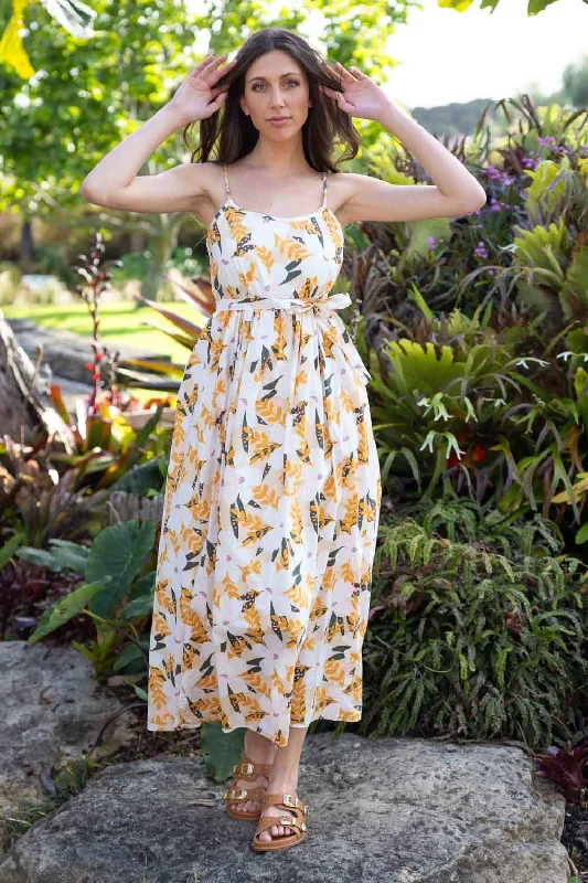 Millie Maxi Dress Yellow Khaki