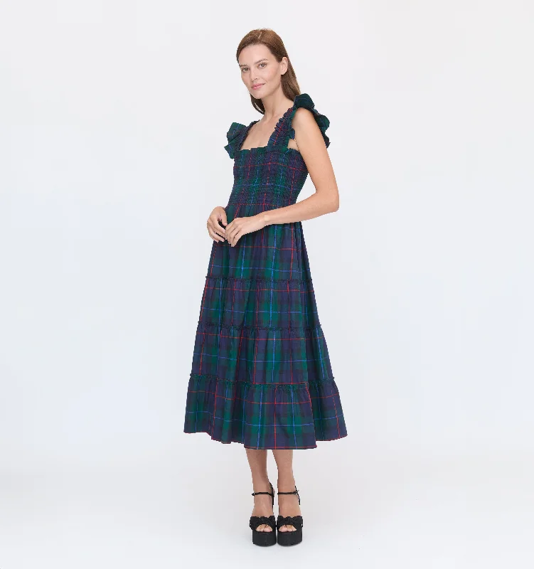 The Ellie Nap Dress - Midnight Tartan