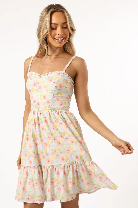 Anaya Mini Dress - Multi Floral