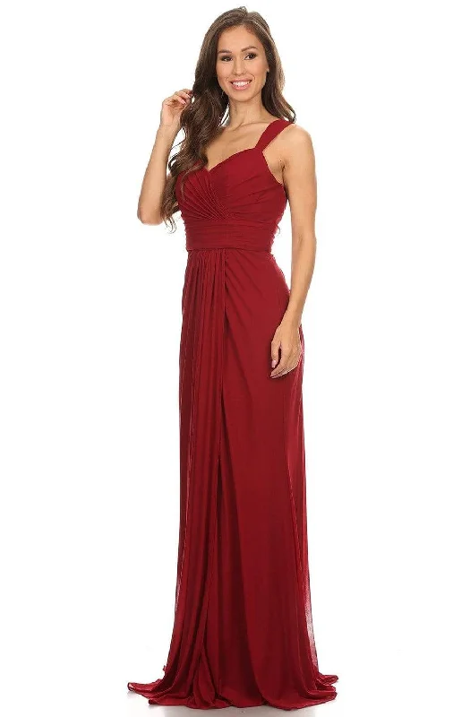 Eureka Fashion - 3440 Ruched Sweetheart Sleeveless Evening Gown