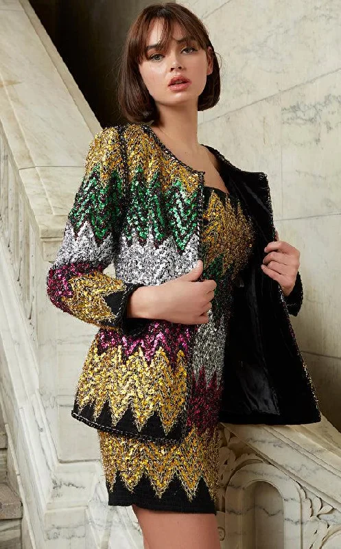 Jovani 05038 Multi Embellished Jacket