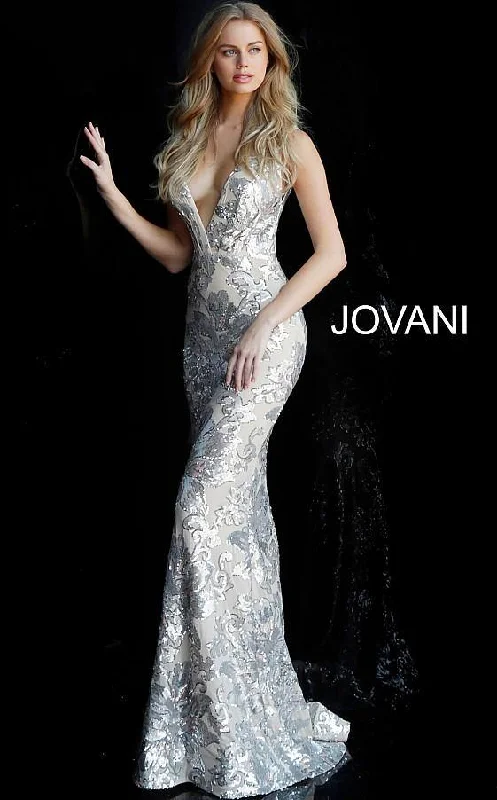 Jovani 65578 Long Sleeveless Prom Formal Sexy Dress