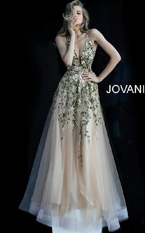 Jovani 60800 Sleeveless Long Prom Dress