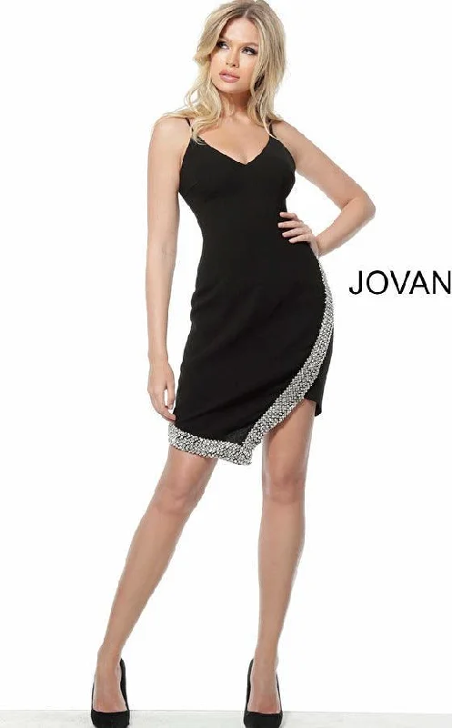 Jovani 68988 Spaghetti Strap Homecoming Dress