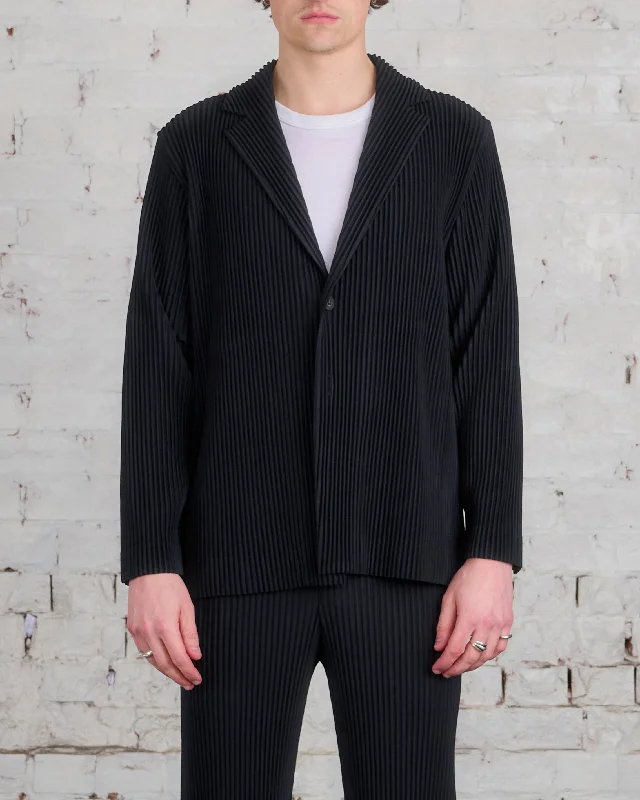 Issey Miyake Homme Plisse Basics Blazer Black