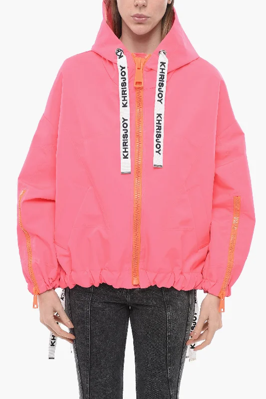 Khrisjoy Nylon Windbreaker with Maxi Zip