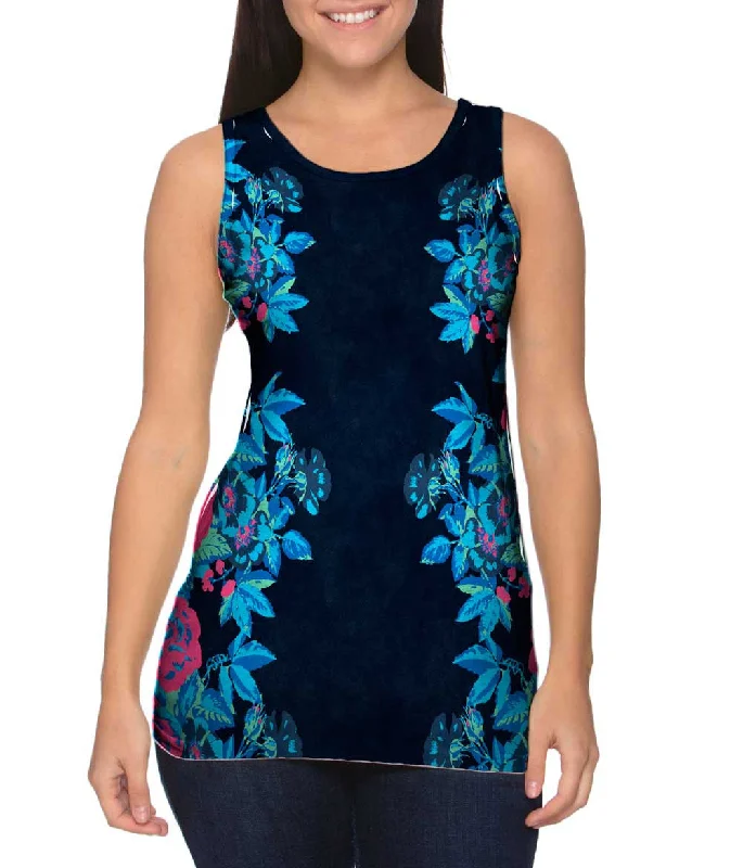 Floral Print Navy