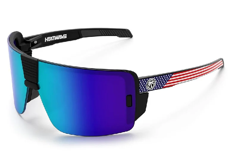 VECTOR SUNGLASSES: USA STARS AND STRIPES CUSTOMS Z87+ POLARIZED