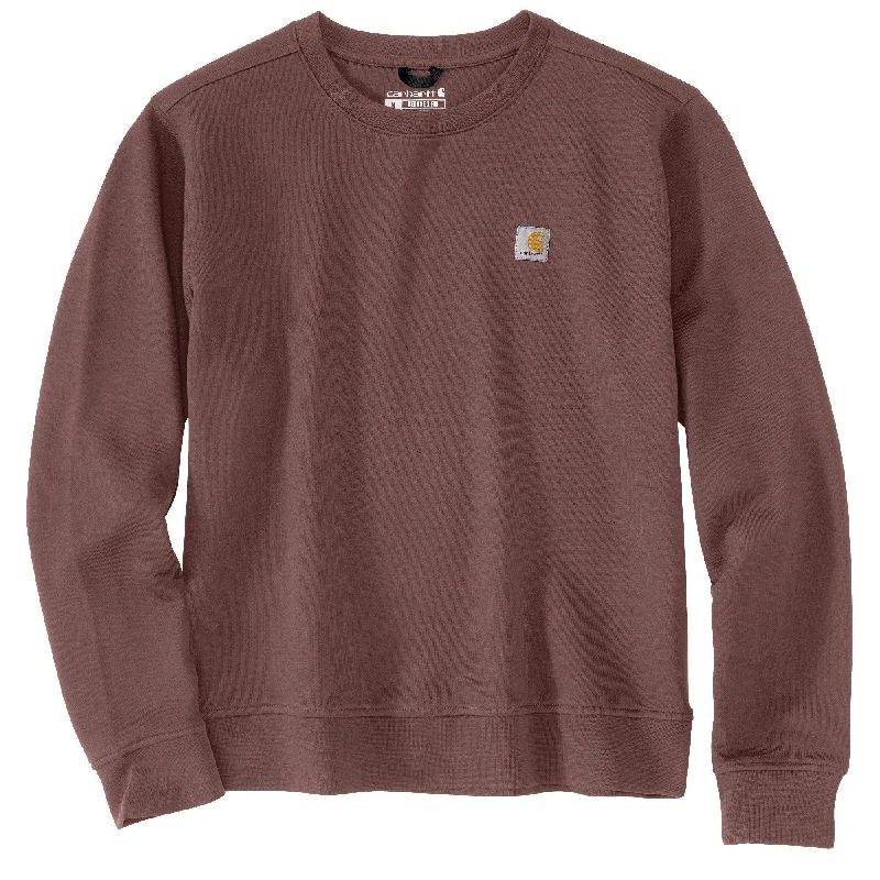 Relaxed Fit Midweight French Terry Crewneck Sweatshirt - Apple Butter