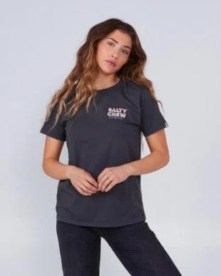 Women's Summertime Boyfriend Tee - Charcoal