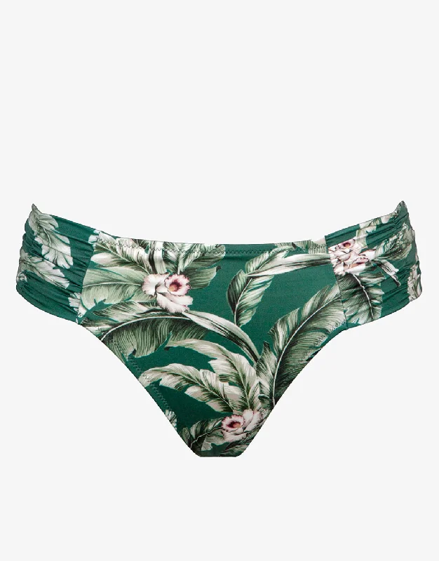 Fantasy Resort Ruched Side Bikini Pant - Jungle Boogie